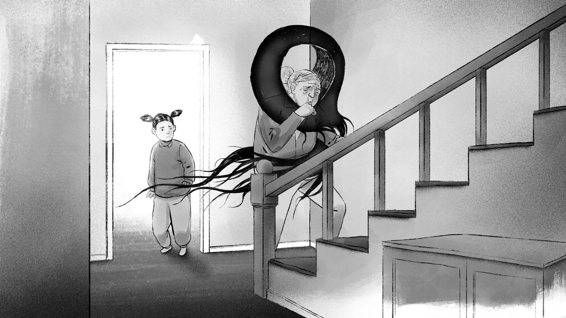 Still from smokefree homes animation