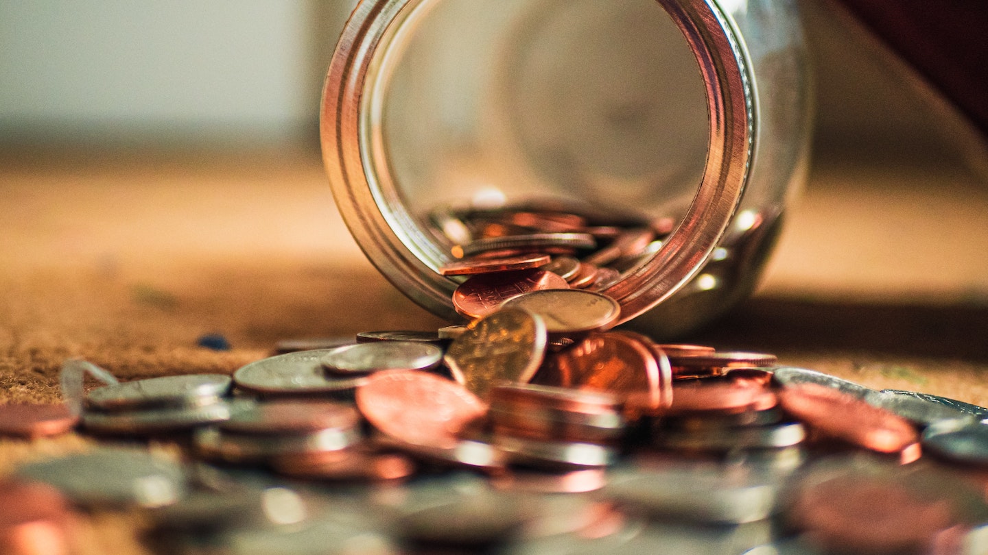 Jar of coins