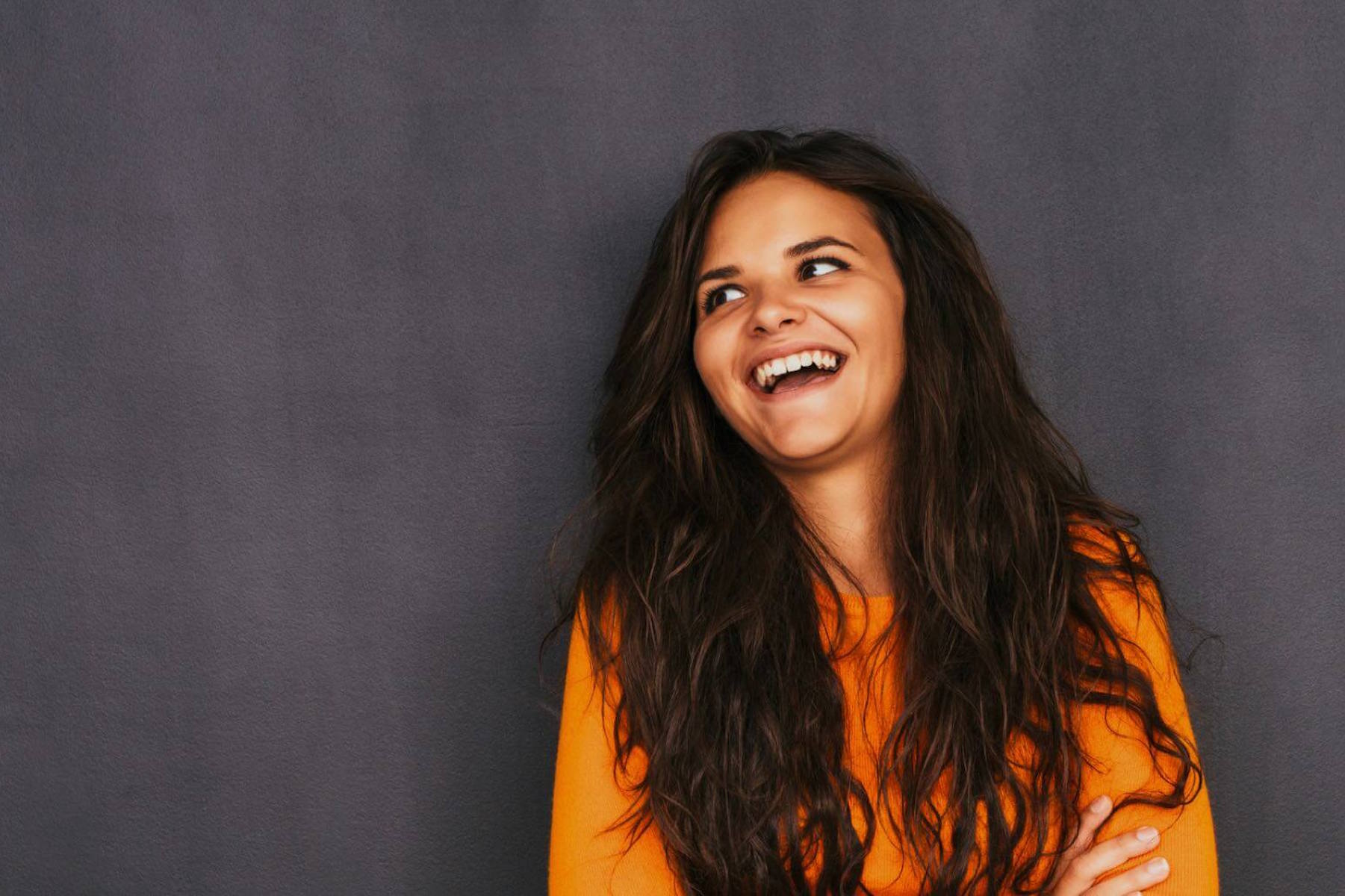 Girl laughing
