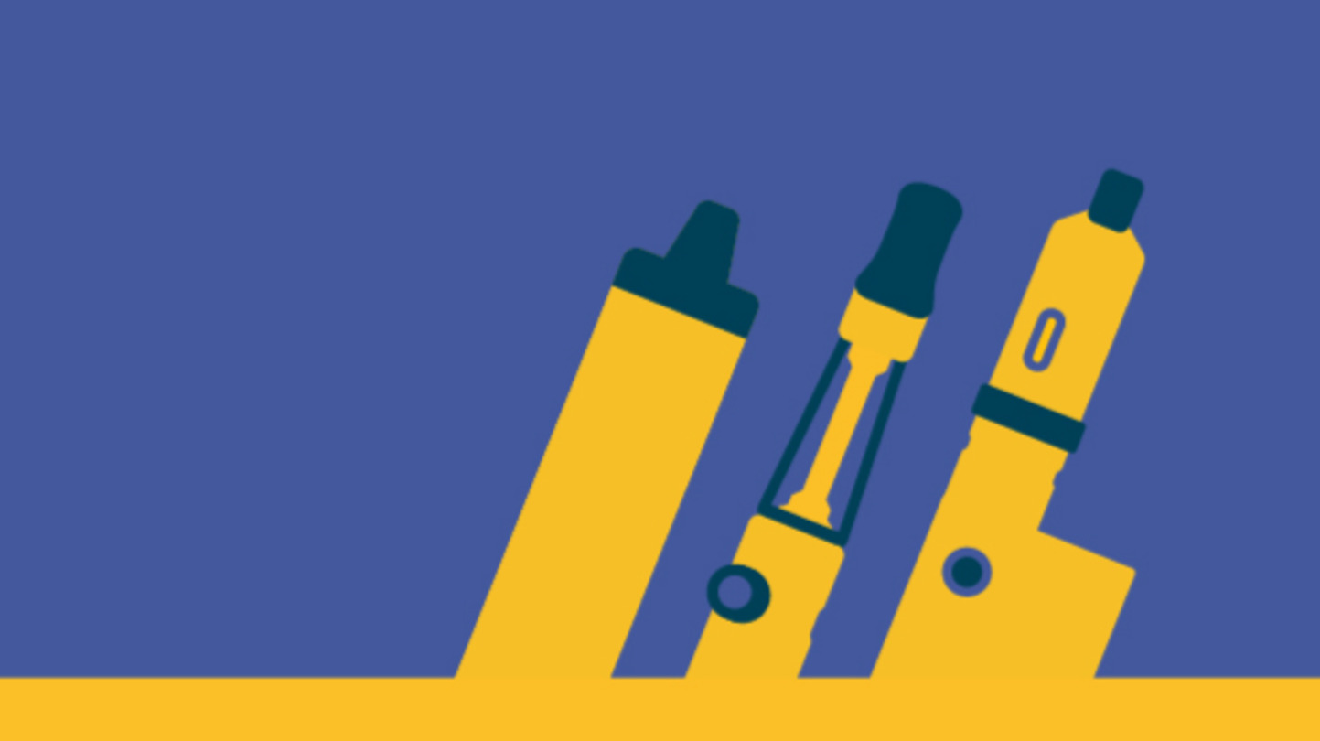 Illustration of vapes