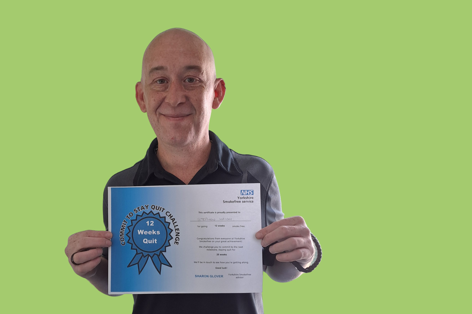 Stephen's Quit Smoking Story using Smokefree Sheffield